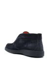 santoni - Moccasins in blue suede - 2