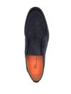 santoni - Moccasins in blue suede - 3