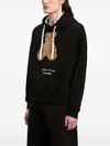 palm angels - Cotton sweatshirt with bear and hood - 2