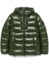 save the duck - Short green quilted and padded Maxime puffer jacket