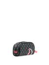 sprayground - Beauty case a scacchi con bocca - 1