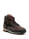 timberland - Euro boots in brown suede calf leather with logo - 2