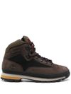 timberland - Euro boots in brown suede calf leather with logo