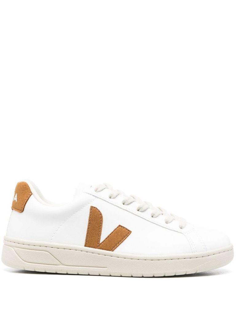 Shop Veja Urca Sneakers In Cotton With Logo In White