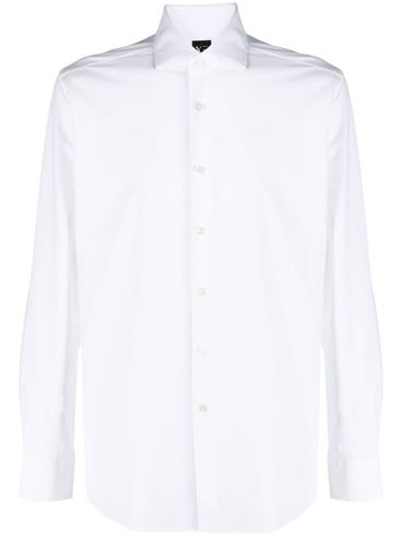 XACUS - Classic white stretch shirt