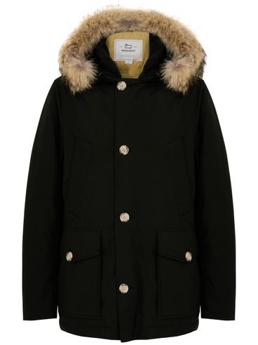 WOOLRICH - Parka with fur and pockets