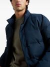 woolrich - Blue quilted down jacket with buttons - 4