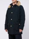 woolrich - Parka blu con pelliccia e tasche - 1