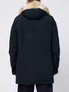 woolrich - Blue parka with fur and pockets - 3