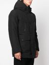 woolrich - Parka imbottito nero con tasche - 1