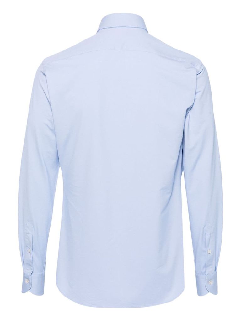 Shop Xacus Classic Light Blue Stretch Shirt