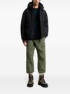 woolrich - Black parka with embroidered logo - 4