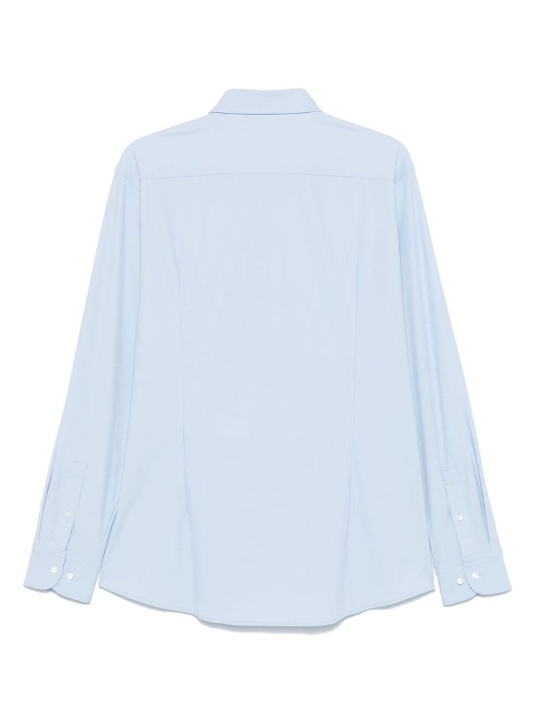 Shop Hugo Boss Flared P Hank Shirt In Blue