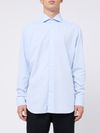 barba - Classic light blue cotton shirt - 2