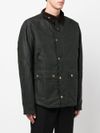 barbour - Reelin cotton jacket with ribbed collar - 4