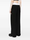 alexander wang - Pantaloni tuta in cotone a strati con logo - 2