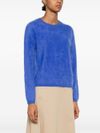 absolut cashmere - Maglione in cashmere blu girocollo - 2