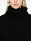 absolut cashmere - Black cashmere turtleneck sweater - 2