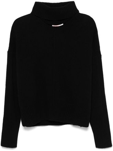 ABSOLUT CASHMERE - Black cashmere turtleneck sweater