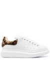 alexander mcqueen - Sneakers in pelle di vitello bianca e maculata