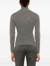 absolut cashmere - Maglione in cashmere grigio a collo alto con zip - 1