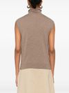 antonelli - High-neck wool and cashmere vest - 1