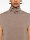 antonelli - High-neck wool and cashmere vest - 4