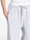 alexander wang - Pantaloni tuta in cotone a strati con logo - 1