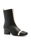 carel - Audrey ankle boots in calf leather with heel - 2