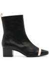 carel - Audrey ankle boots in calf leather with heel