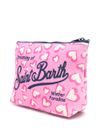 mc2 saint barth - Pink clutch with hearts and logo - 2