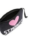 mc2 saint barth - Black St. Moritz clutch with heart - 1