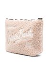 mc2 saint barth - Pochette beige effetto lana con logo - 1