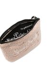 mc2 saint barth - Beige wool-effect clutch with logo - 2