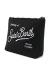 mc2 saint barth - Wool-effect clutch with logo - 1