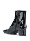 carel - Estime ankle boots in patent calf leather with heel - 2