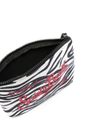 mc2 saint barth - Zebra print clutch with logo - 1