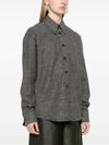 fabiana filippi - Gray flared virgin wool shirt - 1