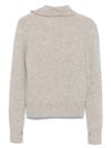 marant étoile - Odelle high-neck wool sweater with zip - 1