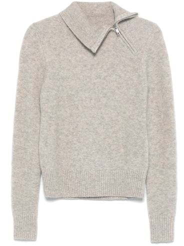 MARANT ÉTOILE - Odelle high-neck wool sweater with zip