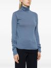 majestic filatures - Light blue cashmere turtleneck sweater - 4