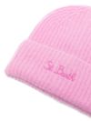 mc2 saint barth - Pink wool Moss beanie with logo embroidery - 1