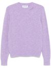 mc2 saint barth - Lilac crewneck wool Sorbonne sweater