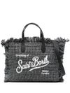 mc2 saint barth - Black Colette handbag with fringes