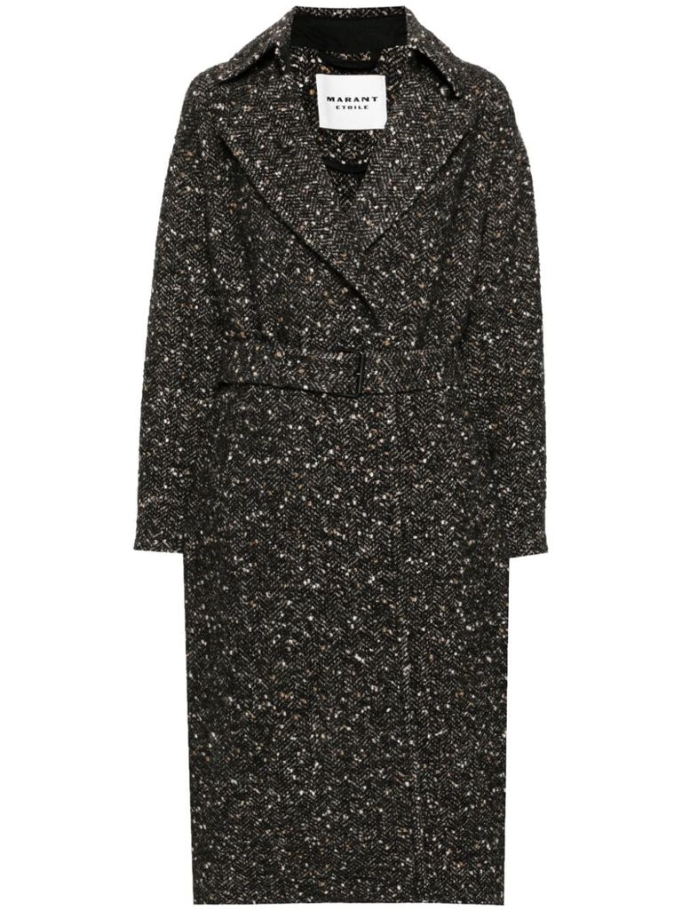 Isabel Marant Étoile Horia Coat In Black