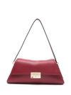 michael kors - Medium red calf leather Ludlow shoulder bag