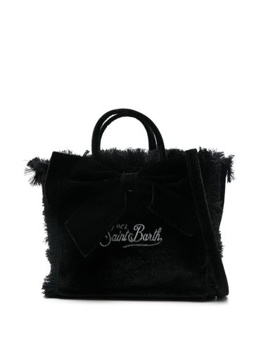 MC2 SAINT BARTH - Mini Vanity handbag with fringes and logo