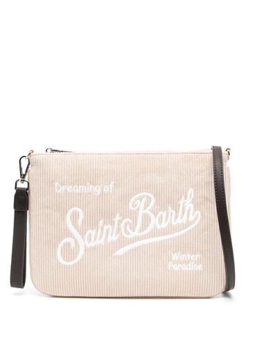 MC2 SAINT BARTH - Beige ribbed Parisienne shoulder bag