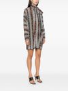 missoni - Zigzag mini dress with bow - 1