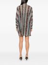 missoni - Zigzag mini dress with bow - 3